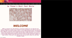 Desktop Screenshot of lavonneknotjustknits.com