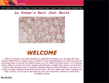 Tablet Screenshot of lavonneknotjustknits.com